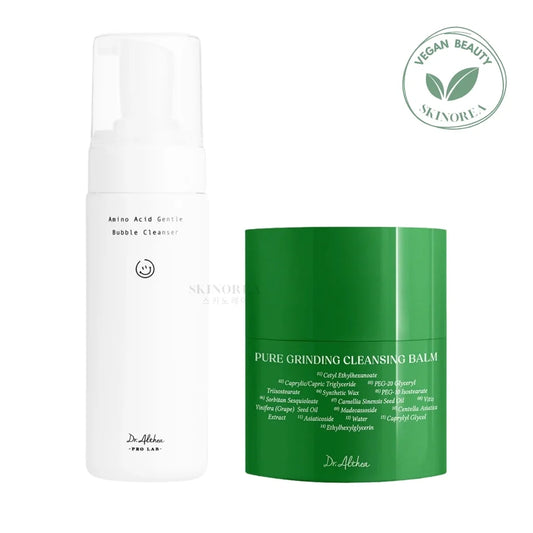 Dr.Althea Post Acne Care Boosting Duo pack - Cleansing balm 50g + Foam Cleanser 150ml - Gentle double cleansing duo Dr. Althea - Baume nettoyant 50ml + Mousse nettoyante 100ml - Duo double nettoyage doux  - K-beauty soin cosmétique corée Skinorea shop France livraison rapide