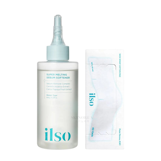 Ilso Super Melting Sebum Softener (+ Skin Wrap Cotton Pad Set) 150g + 40 pads - Pour réguler le sébum et purifier la peau - Kbeauty Korean skincare Europe fast delivery - Skincare coréenne Skinorea shop Paris France livraison rapide