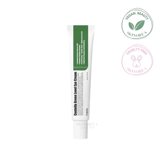Purito Seoul Centella Green Level Eye Cream 30ml - Anti-aging vegan eye cream - kbeauty Korean skincare - yesstyle - Skinorea