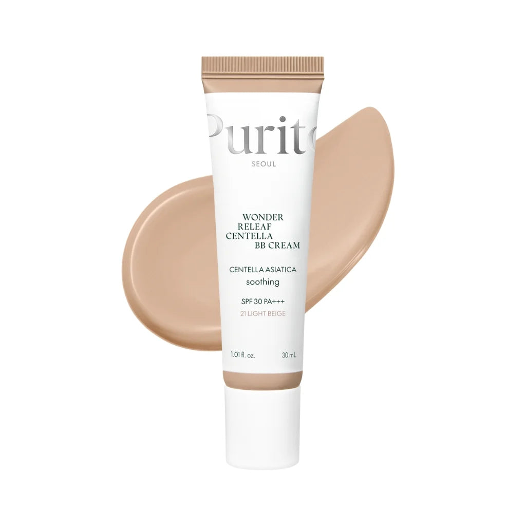 Purito SEOUL Wonder Releaf Centella BB Cream #13 Light Beige - BB crème coréenne vegan et cruelty free SPF30+ - texture - Kbeauty Korean Skinorea shop Europe fast delivery - skincare coréenne Skinorea shop France Paris livraison rapide - yesstyle 