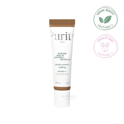 Purito SEOUL Wonder Releaf Centella BB Cream #29 Caramel Beige 30ml - Vegan and cruelty-free Korean bb cream SPF30+ - Kbeauty Korean Skinorea shop Europe fast delivery - skincare coréenne Skinorea shop France Paris livraison rapide - yesstyle 