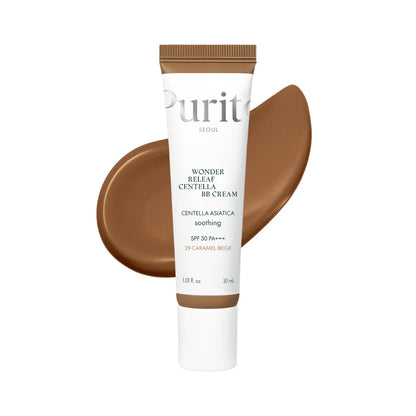 Purito SEOUL Wonder Releaf Centella BB Cream #29 Caramel Beige - BB crème coréenne vegan et cruelty free SPF30+ - texture - Kbeauty Korean Skinorea shop Europe fast delivery - skincare coréenne Skinorea shop France Paris livraison rapide - yesstyle 