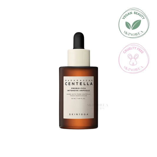 SKIN1004 Madagascar Centella Probio-Cica Intensive Ampoule 50ml - Soothing and softening vegan ampoule - K-beauty korean skincare - Skinorea