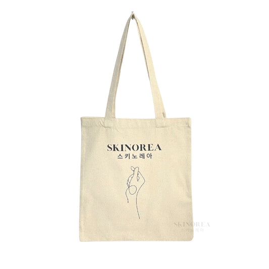 SKINOREA - 100% Cotton Tote Bag 40 x 36 cm