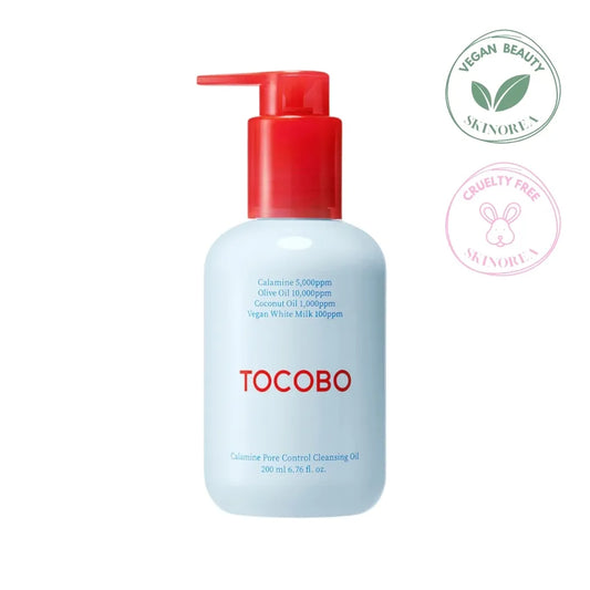 TOCOBO Calamine Pore Control Cleansing Oil 200ml - Vegan pore-purifying oil cleanser  - Kbeauty Korean Skinorea shop Europe fast delivery - skincare coréenne Skinorea shop France Paris livraison rapide - yesstyle
