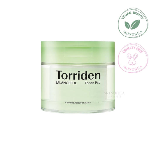 Torriden Balanceful Cica Toner Pad 60 sheets - Exfoliating and soothing toner pads