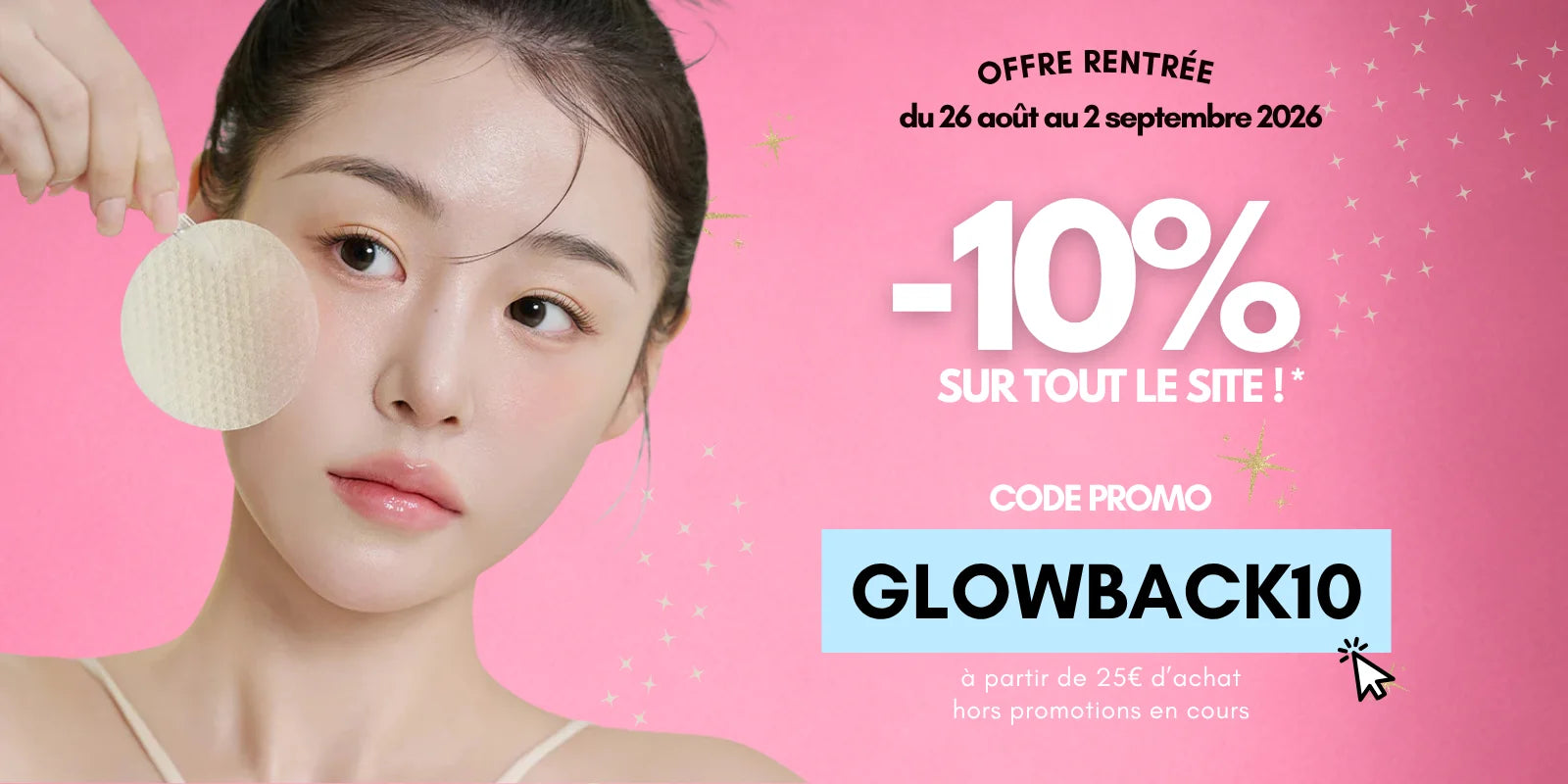 Offre rentrée Skinorea : -10 % sur la skincare coréenne avec le code GLOWBACK10
